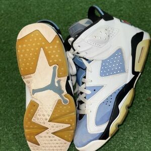 Kids White and Blue Sneakers